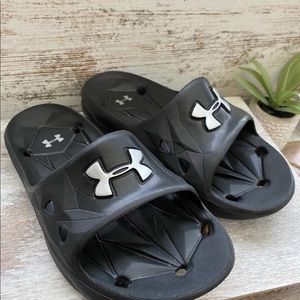 Boys Under Armour Slides